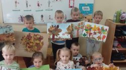 Konkurs plastyczny "Jesień w lesie" w oddziale przedszkolnym "Motylki"