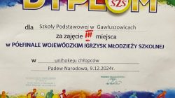 SP Gawłuszowice z kolejnym finałem wojewódzkim w unihokeju